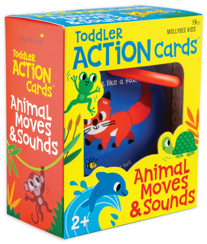 Toddler Action Cards Animal Moves and Sounds