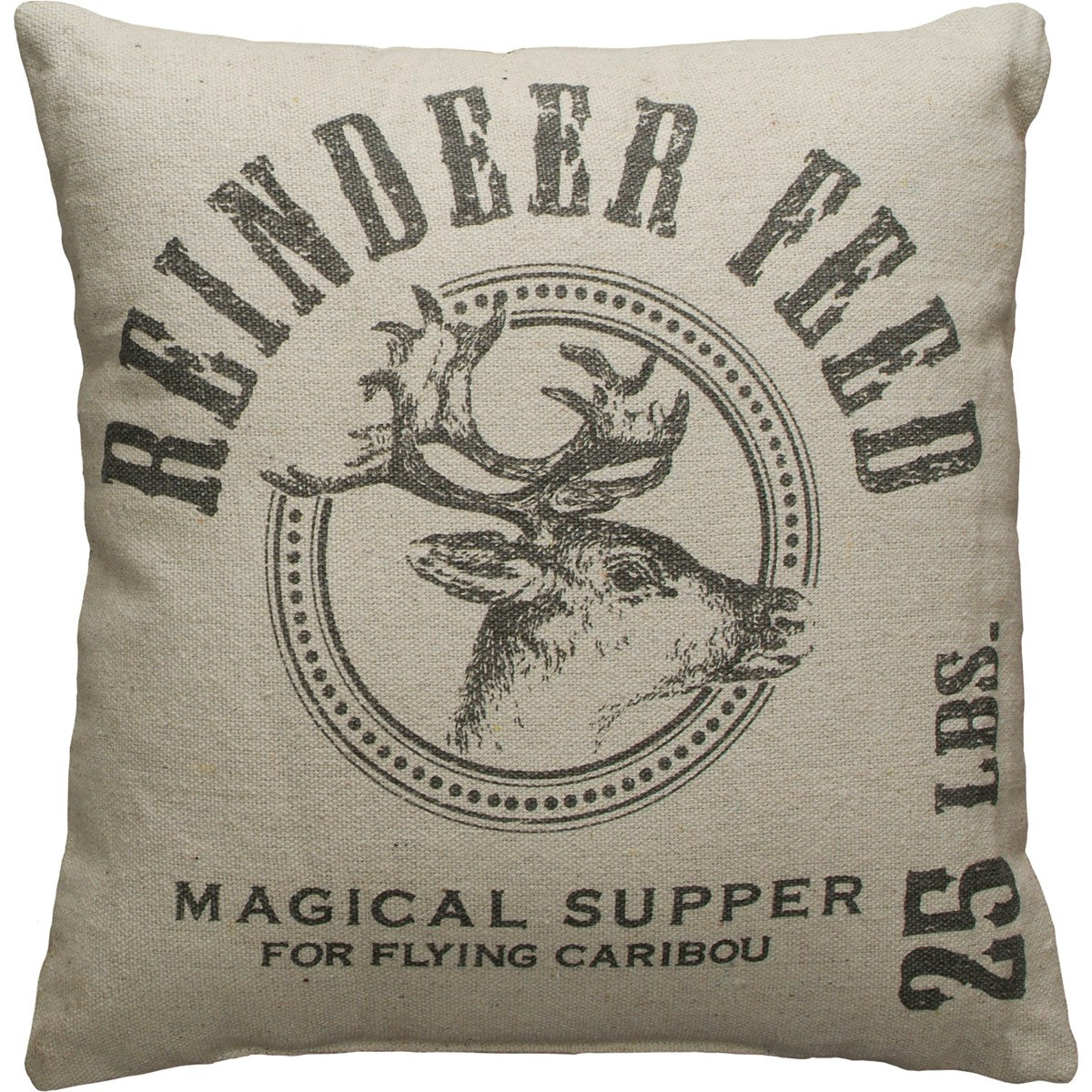 Reindeer Feed Pillow