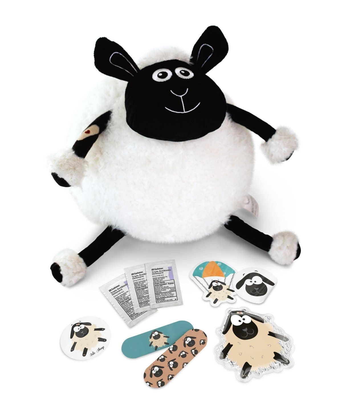 Arlo Sheep Huggable First Aid Kit