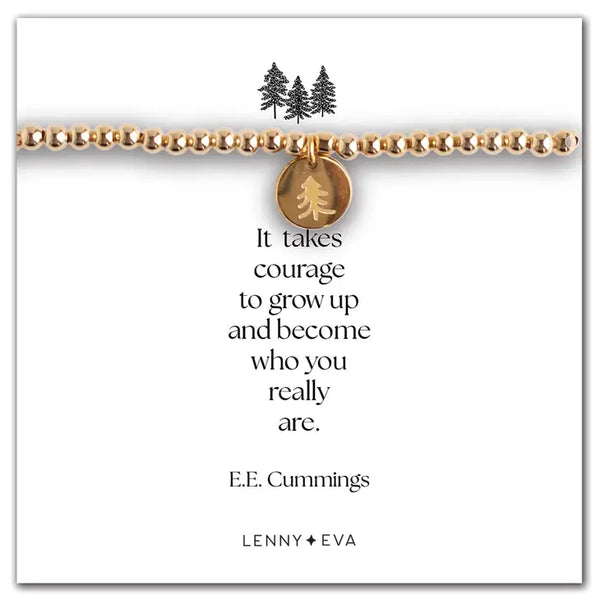 It takes Courage-Intentions Bracelet