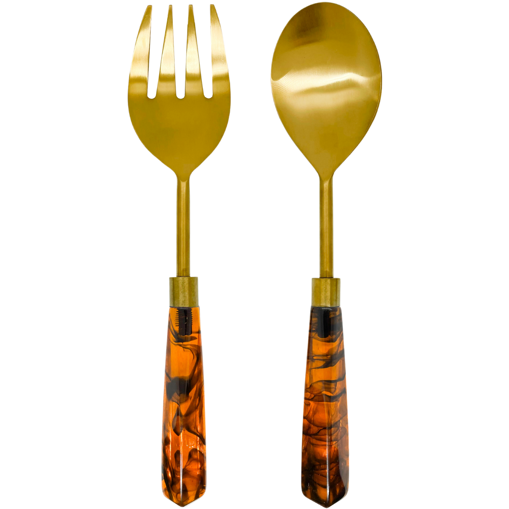 Acrylic Serving Set - Tortoise Shell: 2-Piece Set