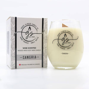 Sangria Wood Wick Candle