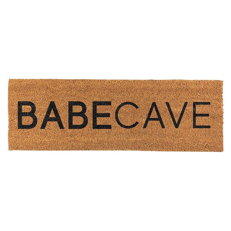 Babe Cave door mat