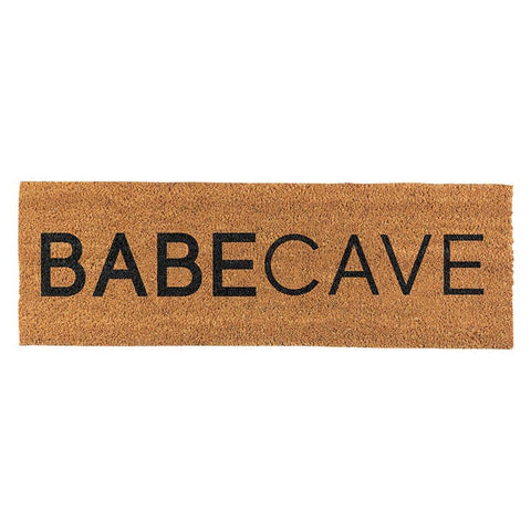 Babe Cave door mat