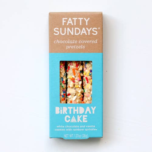Birthday Cake Chocolate Covered Pretzels