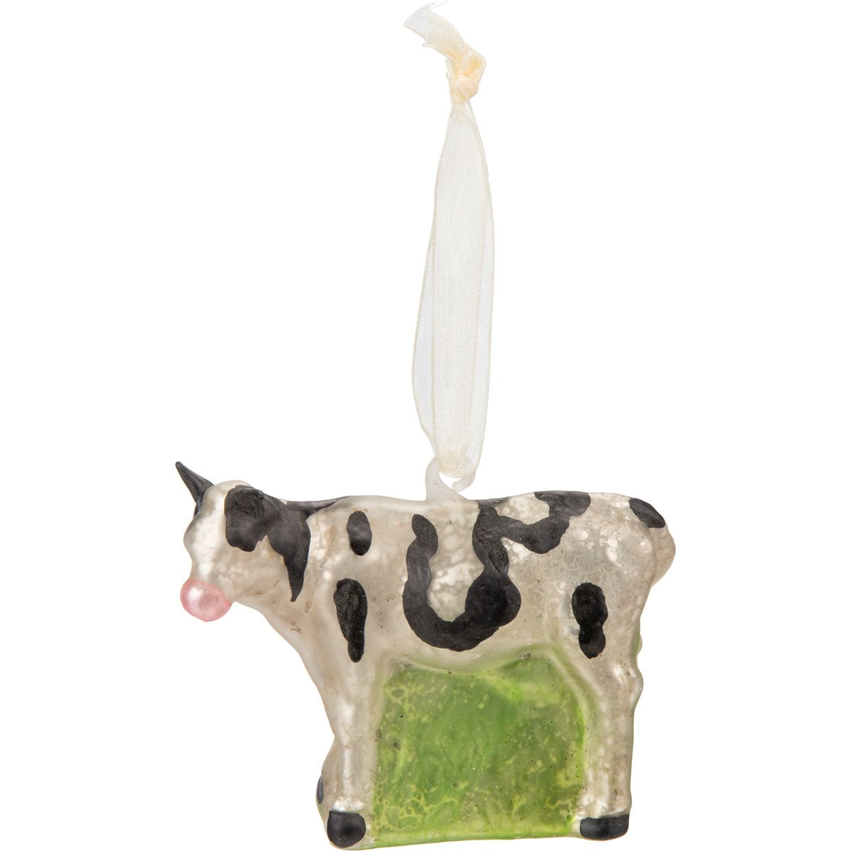 Cow Glass Ornament