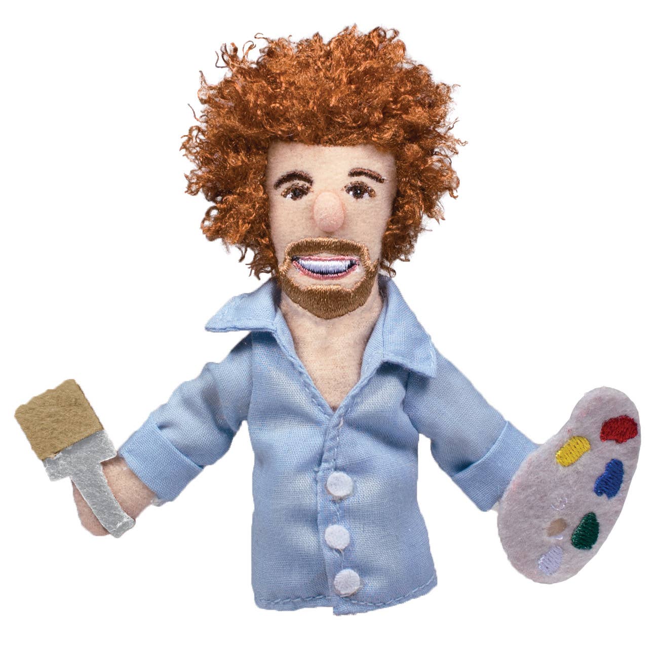 Bob Ross Finger Puppet Magnet