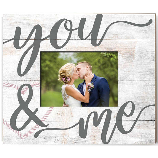 Weathered Photo Frame You & Me