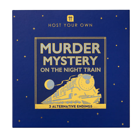 Host Your Own Murder Mystery On The Night Train Game