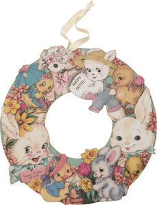 Vintage Easter Wreath