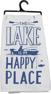 Lake Happy Place Dish Towel
