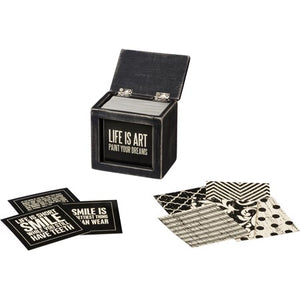 Life Is Art  box  Words Of Wisdom - Inspiration