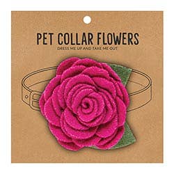 Pet Collar Flower - Magenta