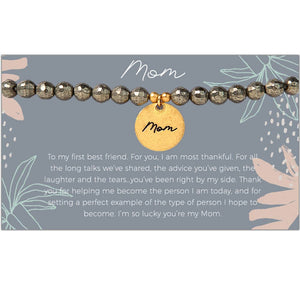 Token Stretch Bracelet - Mom