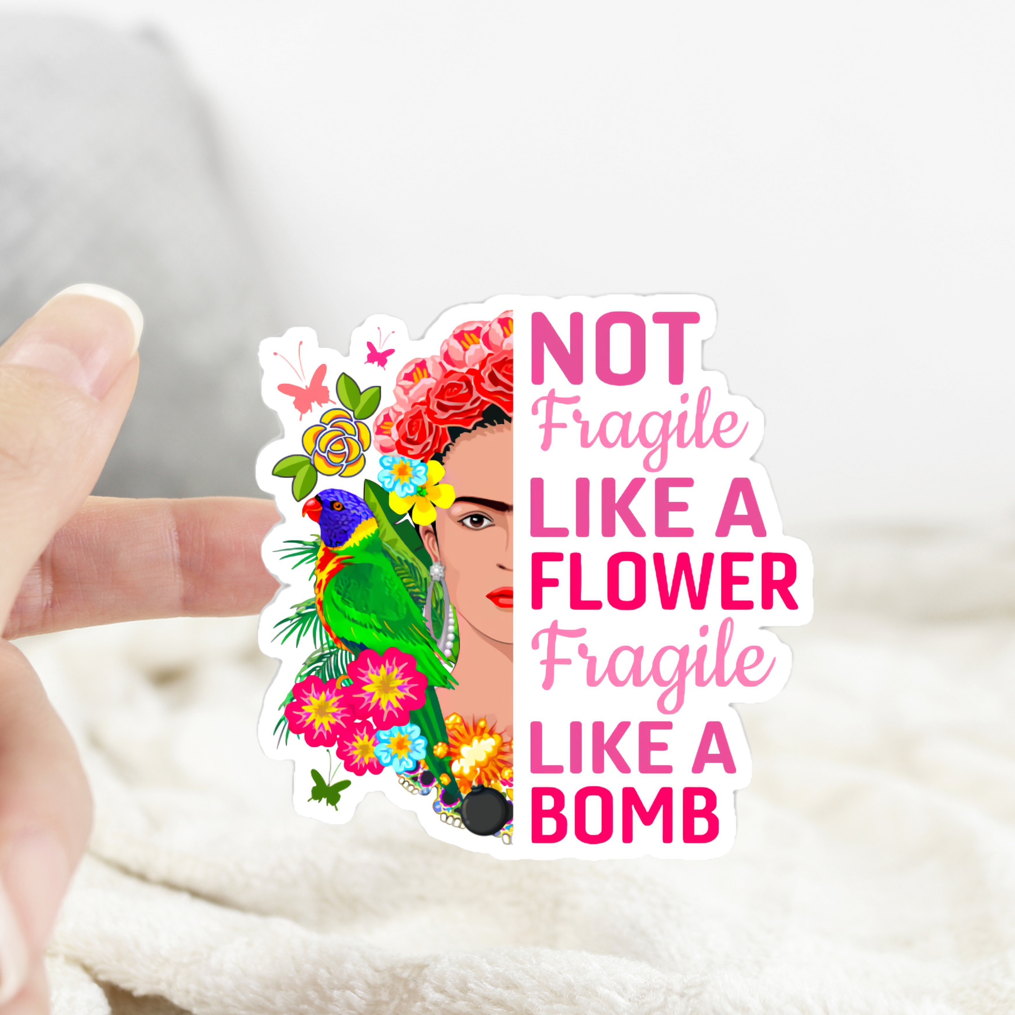 Fragile Like a Bomb Sticker