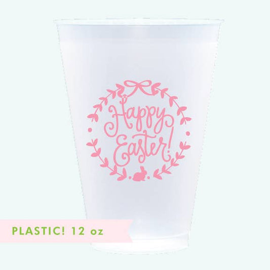 Happy Easter Plastic Cups