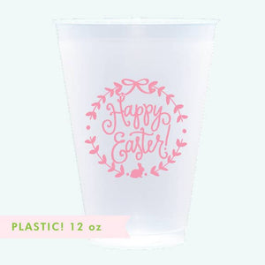 Happy Easter Plastic Cups