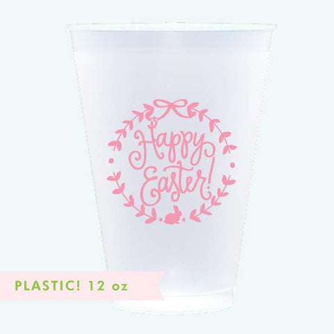 Happy Easter Plastic Cups