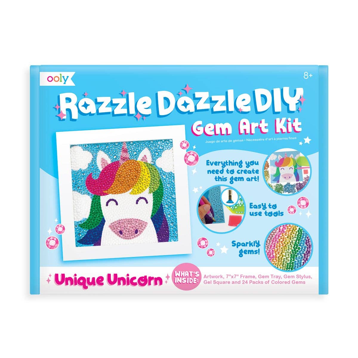 Razzle Dazzle D.IY. Gem Art Kit: Unique Unicorns
