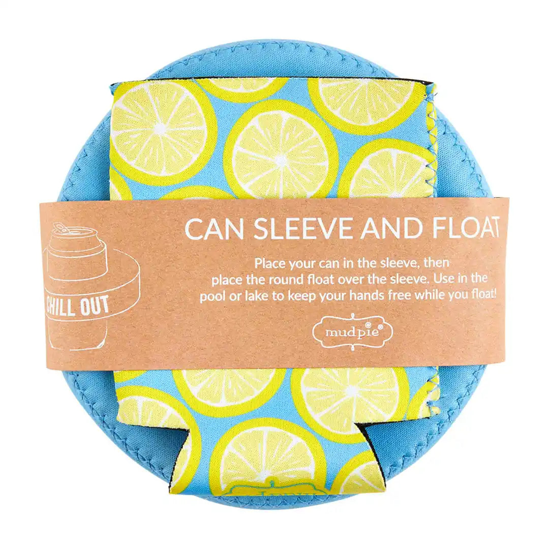 CHILL CAN SLEEVE AND POOL FLOAT SET