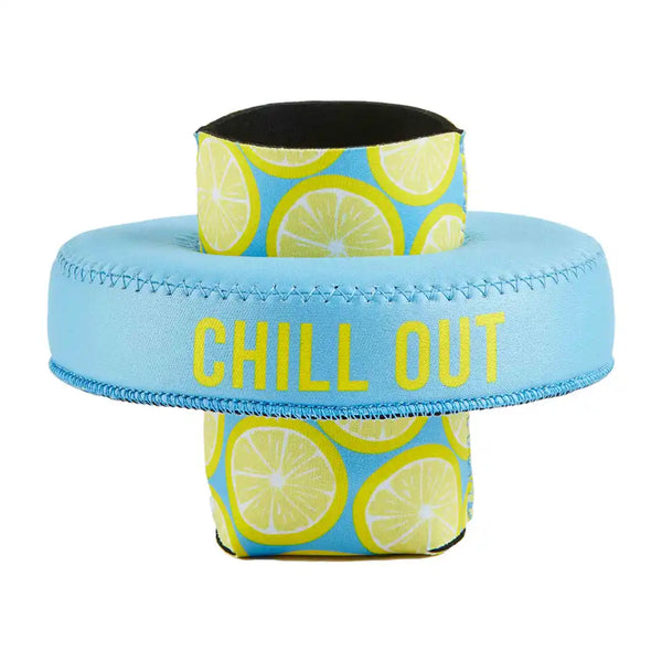 CHILL CAN SLEEVE AND POOL FLOAT SET