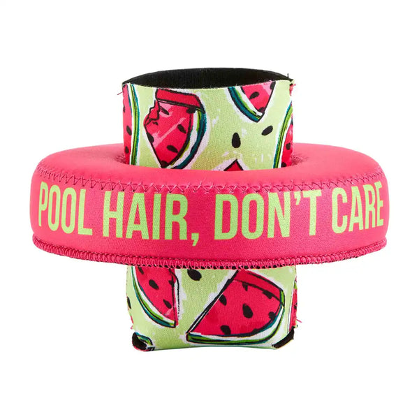 POOL HAIR CAN SLEEVE AND POOL FLOAT SET