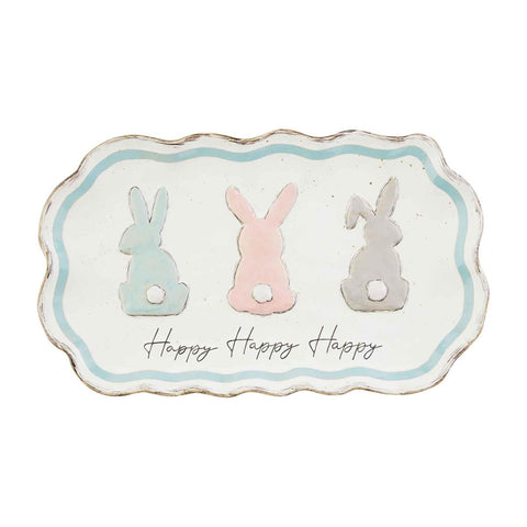 BUNNY TRIO PLATTER