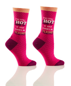 Women's Crew Socks, I'm Still Hot