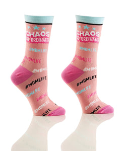 Women's Crew Socks, Chaos Coordinator