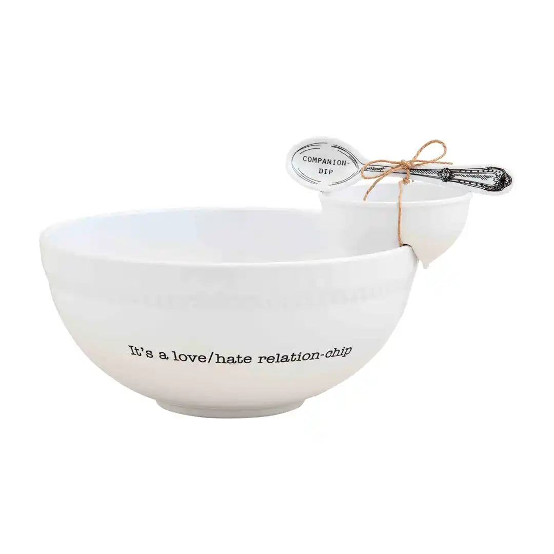 OUTDOOR CHIP AND DIP BOWL SET