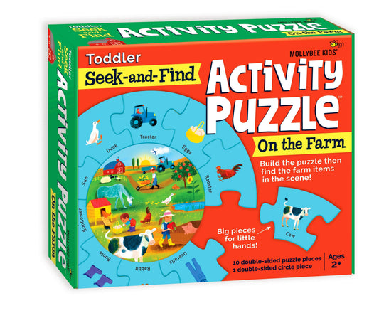 Toddler Activity Puzzle On the Farm
