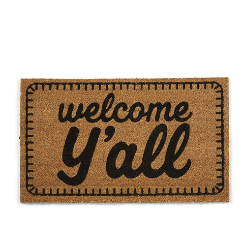 Welcome Y'all Door Mat