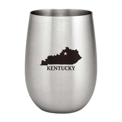 Kentucky Stainless Steel Wine Glass