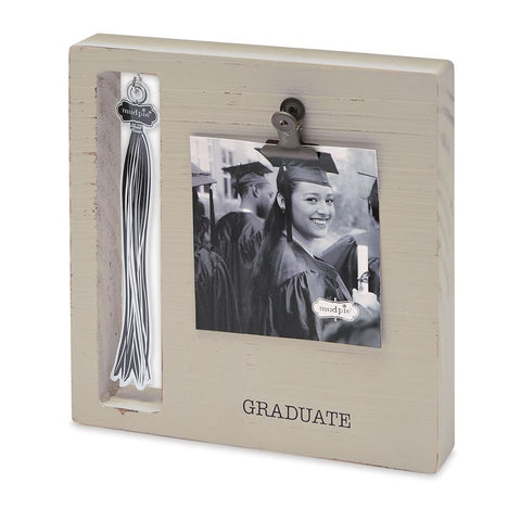 Graduate Tassel Gray Block Frame