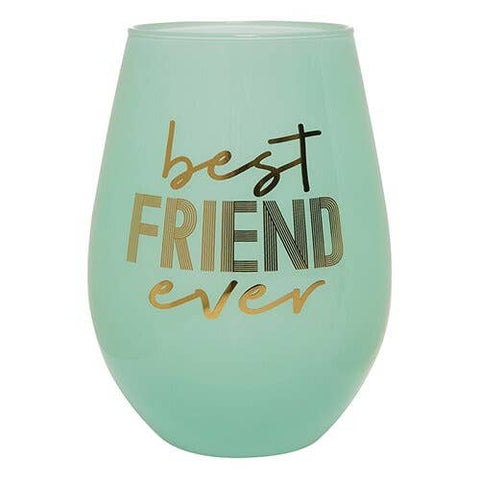 Best Friend Ever Wine Glass