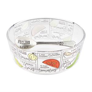 GUAC GLASS DIP BOWL SET
