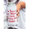 Said On Gameday Koozie Drink Sleeve