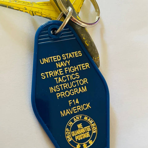 Motel Key Fob - Top Gun (US Navy, Tom Cruise)