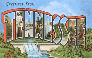 Greetings from Tennessee - Vintage Magnet