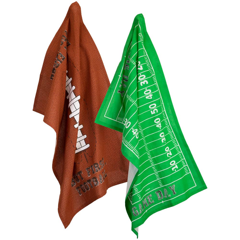 Football Fever Tea Towels Set of 2