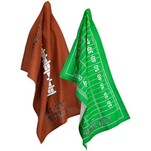 Football Fever Tea Towels Set of 2