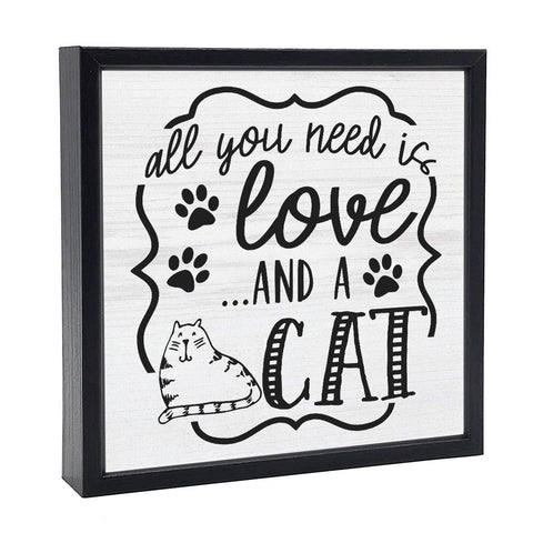 All You Need is Love... Cat | Wood Sign