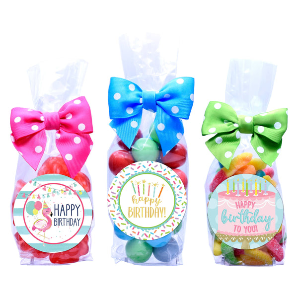 Happy Birthday Candy Treat Bags