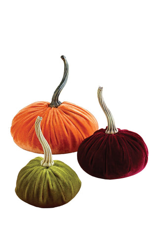 Velvet Pumpkin Set