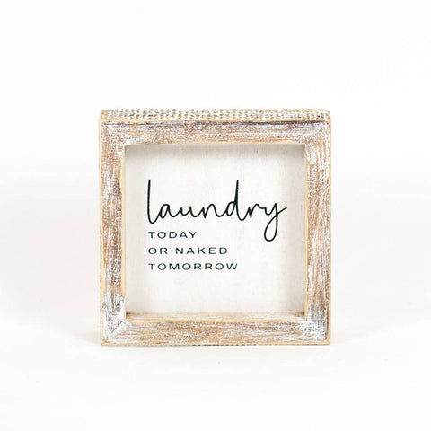 Laundry Wooden Sign