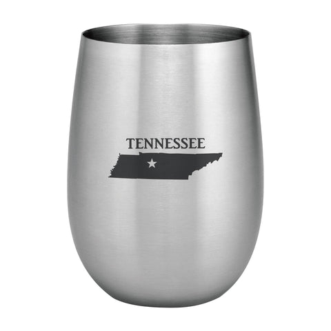 Tennessee Stainless Steel Wine Glass