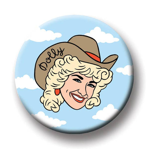 Dolly Round Magnet