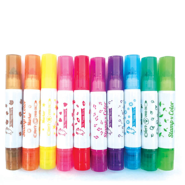 Stamp n Color Markers- Dinosaur World