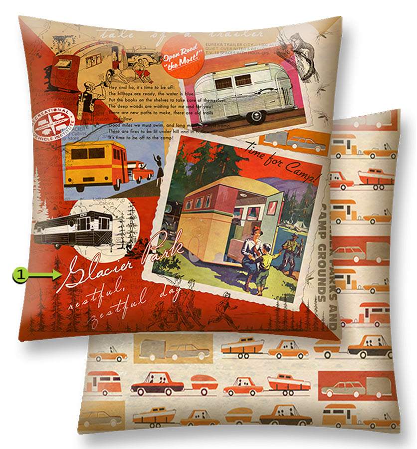 Time For Camp Kentucky Lake Pillow