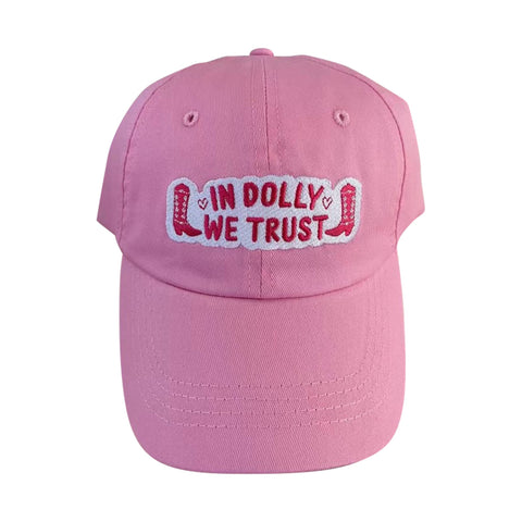 In Dolly We Trust Pink Hat